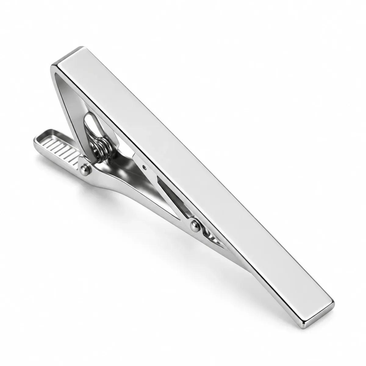 Dasspeld zilver - strak