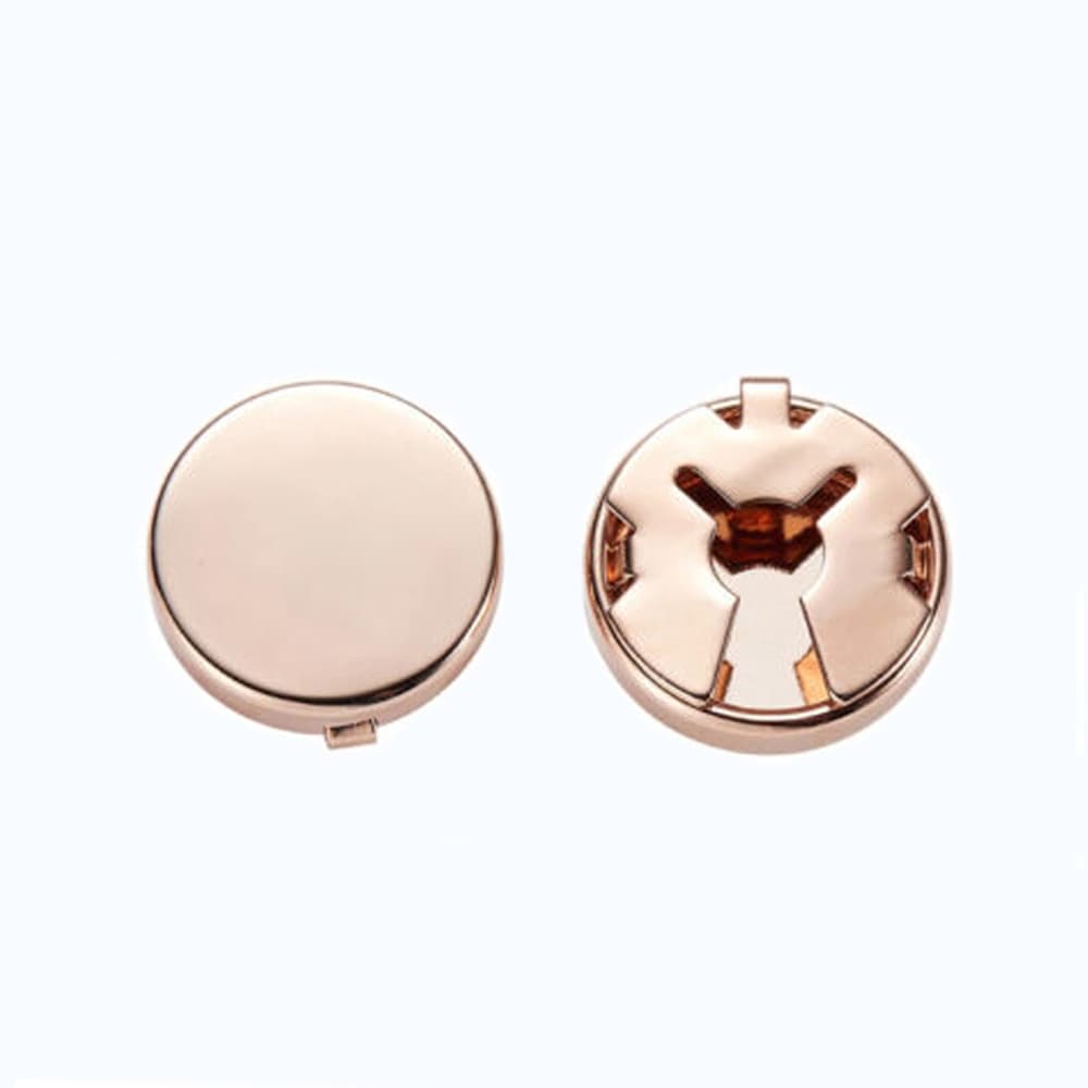Button cover manchetknoop - rose goud