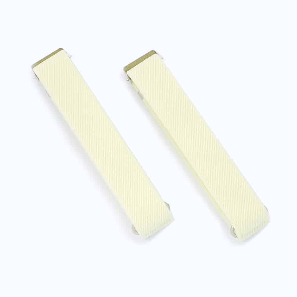 Mouwophouder - smalle witte/creme mouwophouders