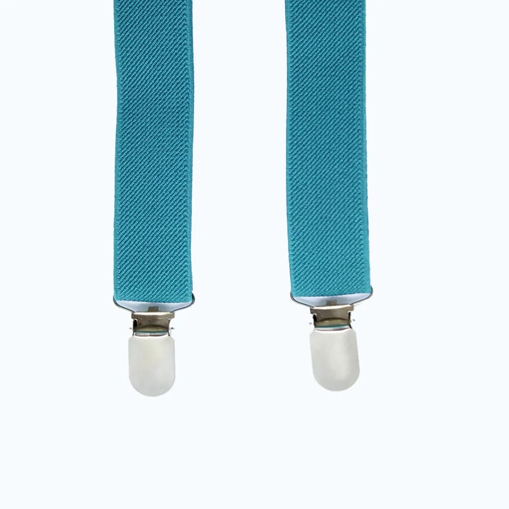 Bretels heren - aqua