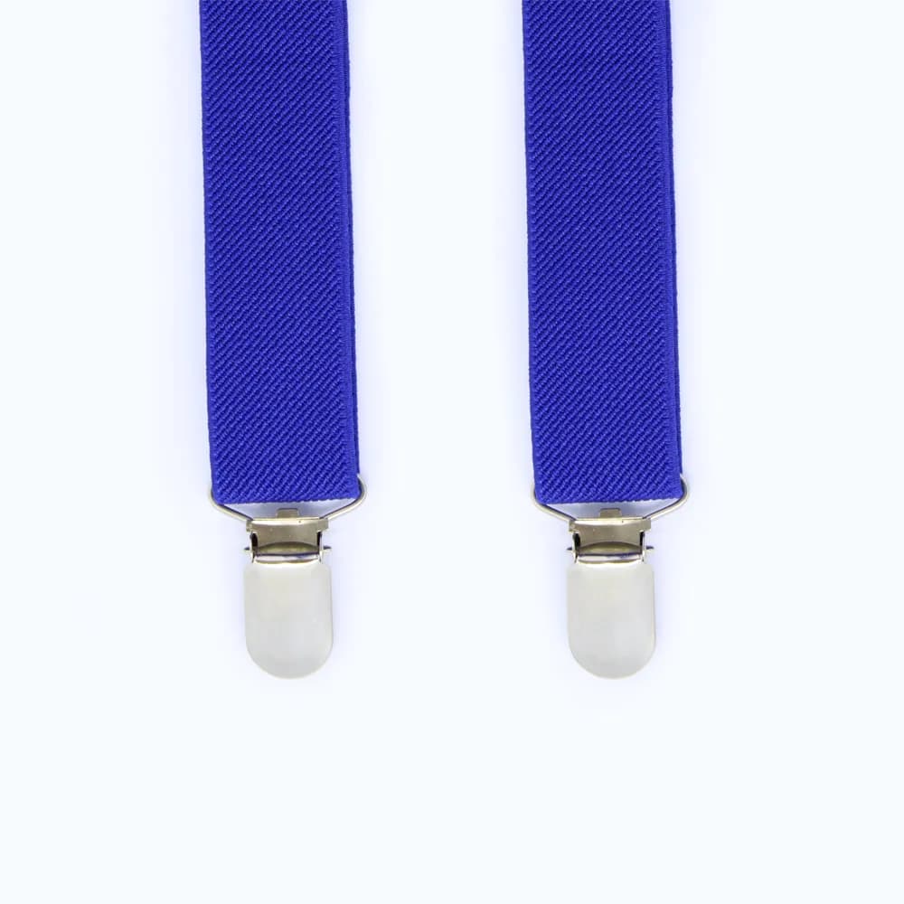 Bretels heren - kobalt blauw