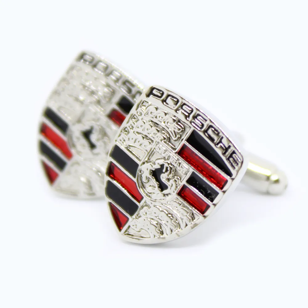 Porsche manchetknopen - zilver