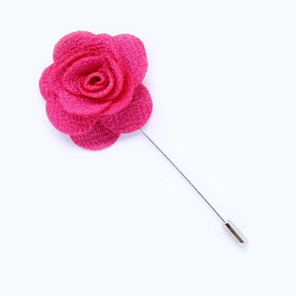 Reversspeld - stoffen bloem roze