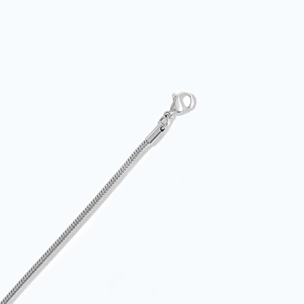 Dunne RVS armband heren