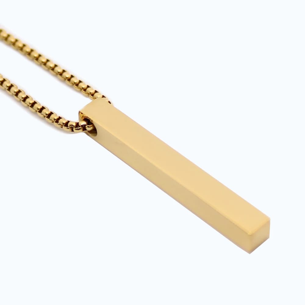 Goudkleurige ketting staaf