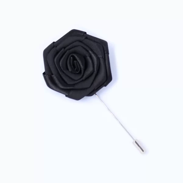 Reversspeld - gedraaide zwarte bloem