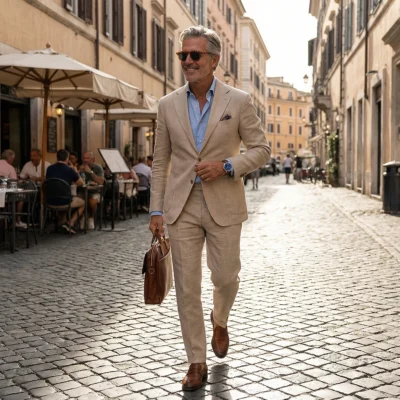 Valore Notte - blue - business man in italy