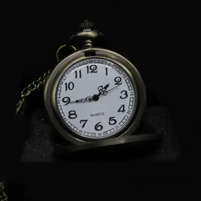 Bronzen horlogeketting - vintage kalender